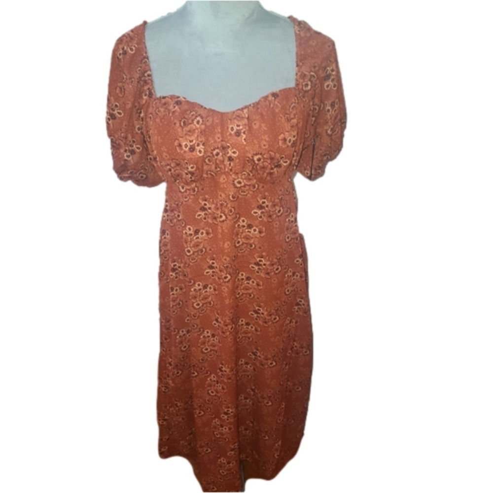 MAX and Ash Bohemian Boho style maxi dress. backless criss cross straps nwt Xl